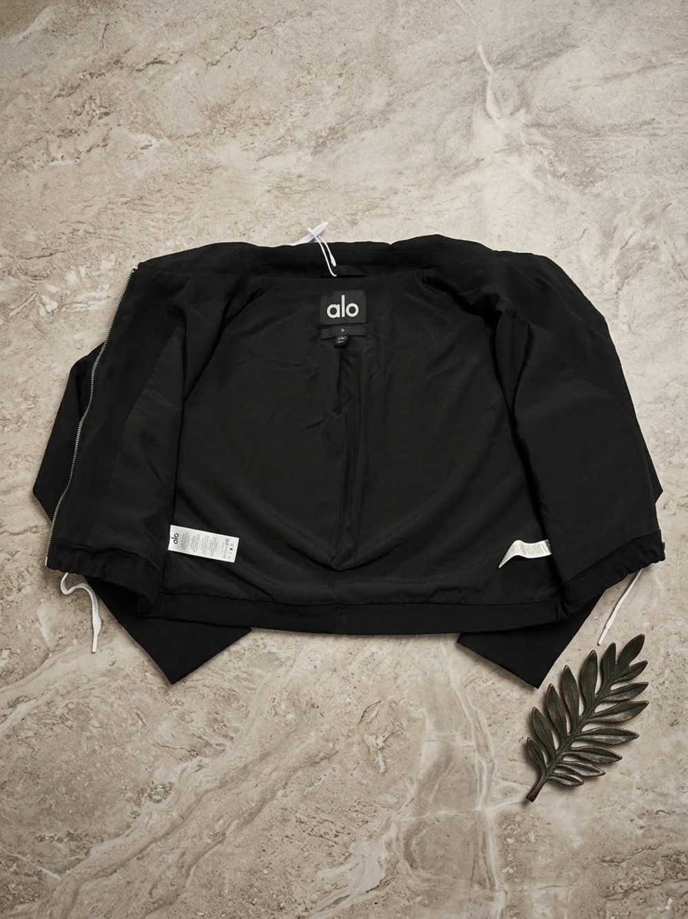 ALO Yoga Black Men's Bomber Jacket